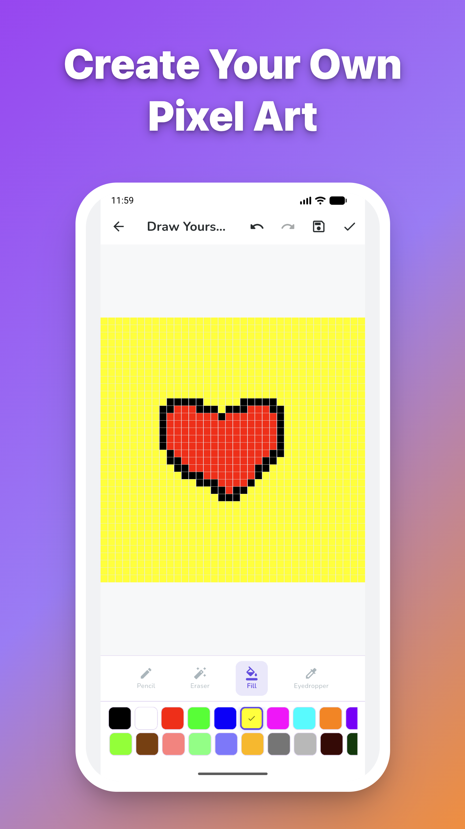 Create your own pixel art